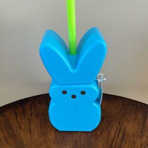 EASTER Blue Bunny Shaped Cup with Straw